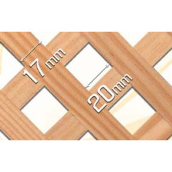 Placa decorativa plana E-12 clássica, madeira de pinho, C.2184 x L.852 x E.5 mm