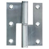 Dobradiça balanço P10 para porta, inox, 3,5", 90 x 75 x 2,5 mm, esquerda