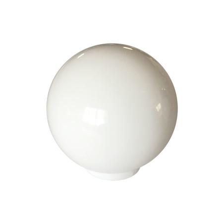 Puxador clássico, bola F94 2110, plástico lacado branco, 1 furo, Ø.28 x A.29 mm