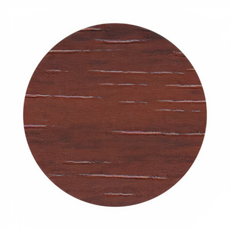 Tapa autocolante F1007 A-352, plástico caoba/bubinga, Ø.17 mm