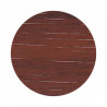 Tapa autocolante F1007 A-352, plástico caoba/bubinga, Ø.17 mm