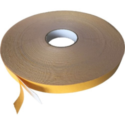 Fita para colar espelhos bi-adesiva/biadesiva em rolo, C.66 mts x E.0,8 x L.12 mm