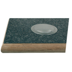 Passa cabos/fios com tampa giratória HAFELE 429.97.231, plástico cromado, A.25 x Ø.60 mm