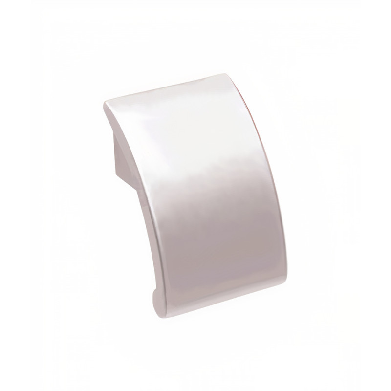 Puxador atual, unha SM 284, zamak níquel mate, 1 furo, L.24 x A.34 mm