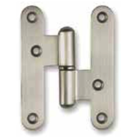 Dobradiça balanço tipo Europeia lisa Sofima 3002 para porta, latão bronze, 3,5", A.92,3 x L.39,8 x E.3 mm, esquerda