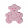 Puxador criança, urso Nesu 600RS, metacrilato rosa, 34 x 40 mm