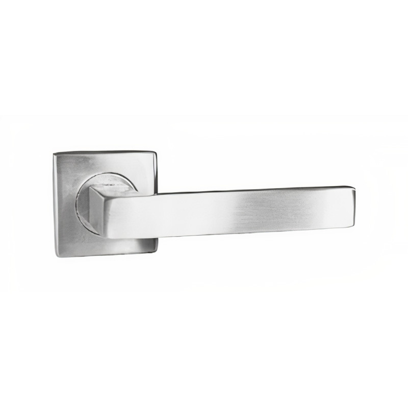 Puxador espelho quadrado c/manete rectangular F705 YH-39, inox, 19 x 10 mm