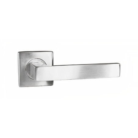 Puxador espelho quadrado c/manete rectangular F705 YH-39, inox, 19 x 10 mm