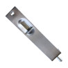 Fecho unha recto 97-4", inox mate, C.104 x L.20 x E.1,3 x Ø.6 mm