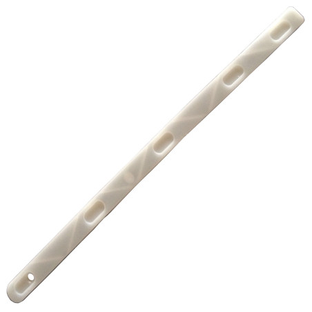Corrediça plástica de gaveta sem pernos, branca, C.280 mm