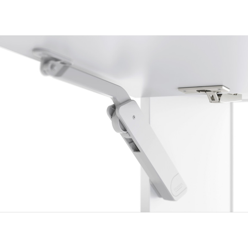 Compasso de elevação KESSEBOHMER FREElight C forte, altura/peso máx. porta 600 mm/6 kg, branco