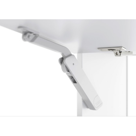 Compasso de elevação KESSEBOHMER FREElight C forte, altura/peso máx. porta 600 mm/6 kg, branco