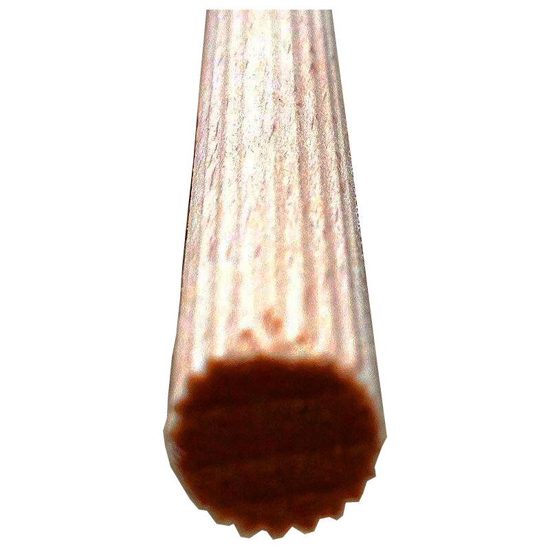 Vara estriada Artimol, madeira de faia, diâmetro 12 mm