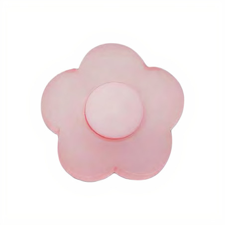 Puxador criança, flor Nesu 606RS, metacrilato rosa, Ø.35 mm