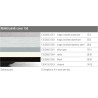 Rodapé REHAU para cozinha, plástico PVC revestido, branco, 150 x 4000 mm