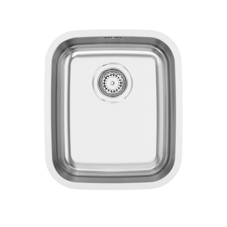 Lava louça RODI BRASILIA, uma pia sem escorredor, inox polido, aplicação superior ou á face, 380 x 440, MOD.450 mm