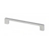 Puxador atual, asa barra rectangular Sofima 782, zamak niquelado mate, 2 furos distância 160, A.26 x L.10 x C.178 mm