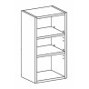 Kit/módulo superior Alvic, melamina cinza, aglomerado estrutura 16 costa 8, A.900 x P.330 x L.500 mm