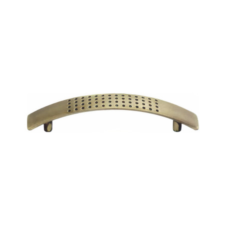 Puxador clássico, asa ponte SM 361, zamak níquel mate, 2 furos distância 96, E.18 x A.29 x C.128 mm
