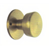 Puxador espelho redondo c/bola grande Sofima 482, zamak bronze, A.64 x Ø.80/66,5 mm