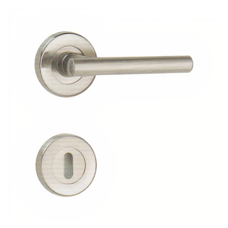 Puxador 2 espelhos redondos c/manete redonda Sofima 824, latão bronze, P.57 x L.108 x Ø.52 mm