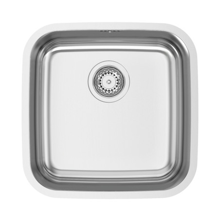 Lava louça RODI INDUS 40, uma pia sem escorredor, inox polido, aplicação inferior, 440 x 440, MOD.500 mm