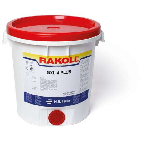 Cola de um componente PVA H.B.Fuller-Rakoll Rakoll GXL 4(GXL4) Plus, 30 kgs