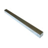 Haste quadrada para puxador, ferro zincado, 6 x 6 x C.90 mm