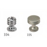 Puxador atual, cilindro Sofima 335, latão cromado, 1 furo, Ø.20 x A.22 mm