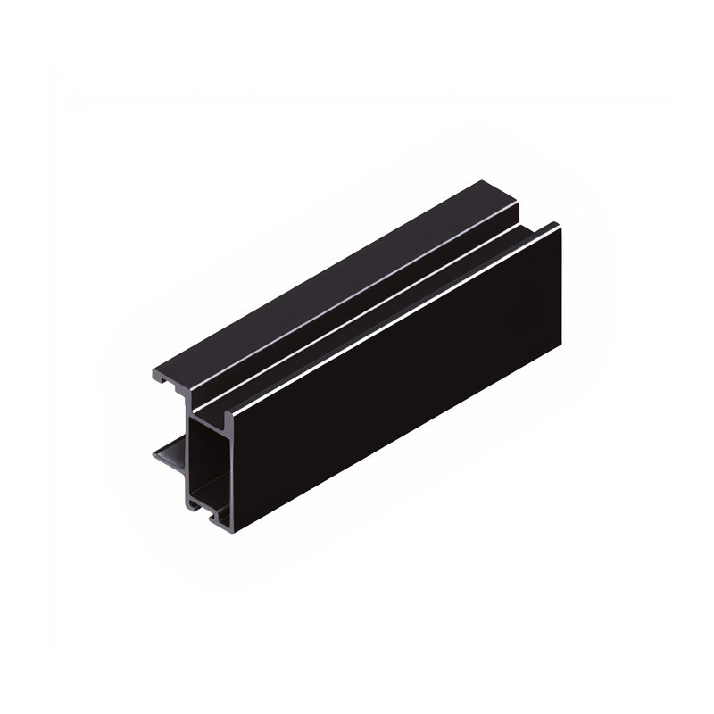 Perfil calha puxador Terra Top Line TR19-S85, p/porta de roupeiro E.18-19, alumínio branco chamonix, A.32 x L.25 x C.2600 mm