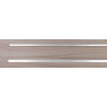 Perfil decorativo para embutir 1492, alumínio, A.2 x L.7,2 x C.2210 mm