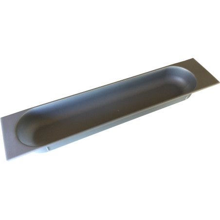 Divisória/enchimento para porta talheres Gollinucci, plástico cinza metalizado, A.43 x L.120 x P.431-490 mm