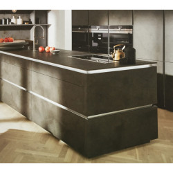 Puxador atual perfil, vertical L SCHUCO 901009, alumínio branco, P.22 x A.46 x C.5000 mm