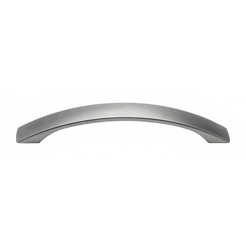 Puxador atual, asa ponte SM 626, zamak cromado mate, 2 furos distância 160, C.193 x A.30 x E.22 mm