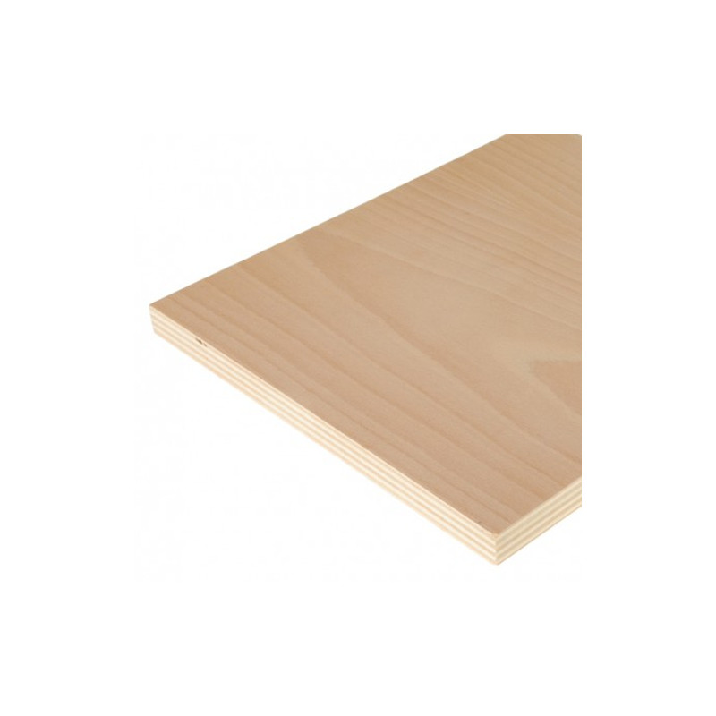 Placa em contraplacado WBP de bétula revestido a folha de faia vaporizada, C.2150 x L.1250 x E.27 mm