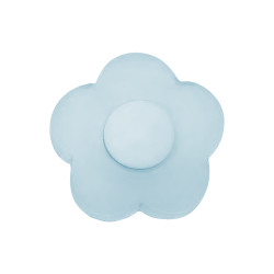 Puxador criança, flor Nesu 606AZ, metacrilato azul, Ø.35 mm