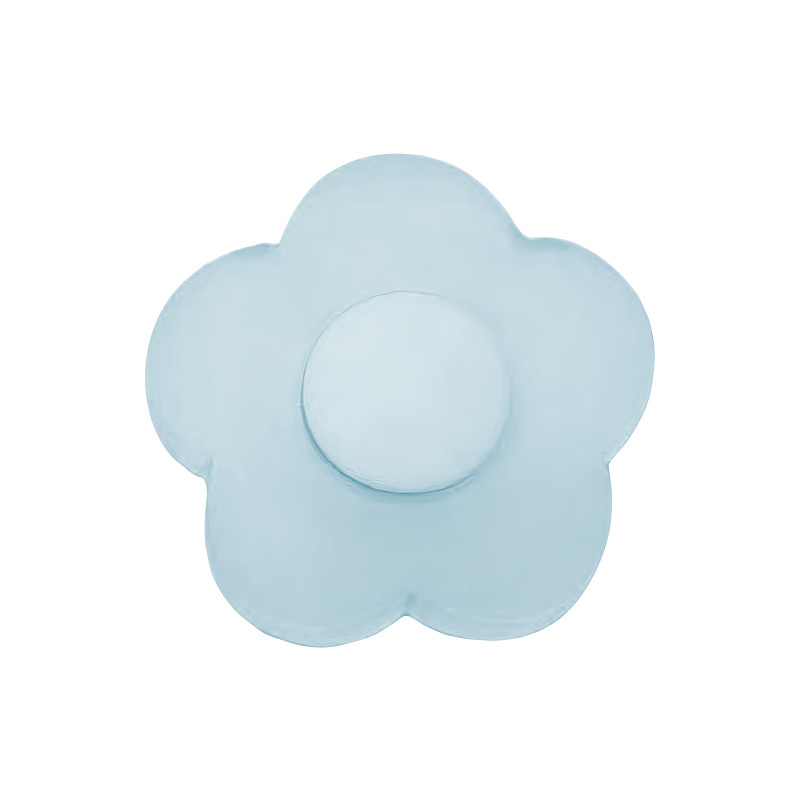Puxador criança, flor Nesu 606AZ, metacrilato azul, Ø.35 mm