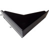 Canto para embalagem, plástico preto