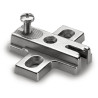 Calço DANCO FB 886/15-4 AR para dobradiça, zamak, furação 32, altura 15 mm