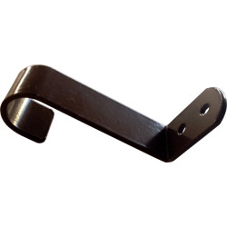 Suporte central 116/60 para varão de roupeiro, branco