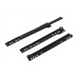 Corrediça de gaveta C800, self close, branca, C.600 mm