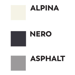 Lava louça RODI COMPOSITE 100 NERO, duas pias com escorredor reversível, compósito, encastrar, 1000 x 500, MOD.600 mm