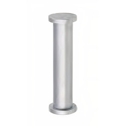Suporte de prateleira coluna para vidro Sofima 1050, base zamak, corpo latão lacado cromado mate, Ø.28 x A.100 mm