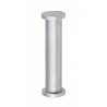 Suporte de prateleira coluna para vidro Sofima 1050, base zamak, corpo latão lacado cromado mate, Ø.28 x A.100 mm