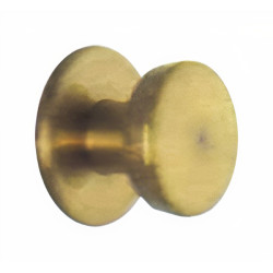 Puxador espelho redondo c/bola pequena Sofima 485, zamak cromado, P.27 x Ø.35/30 mm
