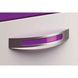 Puxador atual, asa ponte SCH 815.192.58, zamak níquel satinado, 2 furos distância 192, L.32 x A.38 x C.256 mm (cor dá p/mudar)