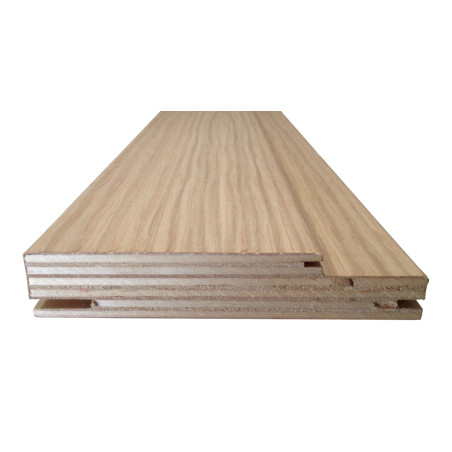 Aro com rebaixo, contraplacado revestido a folha de carvalho composto, sem verniz, C.2150 x E.30 x L.150 mm