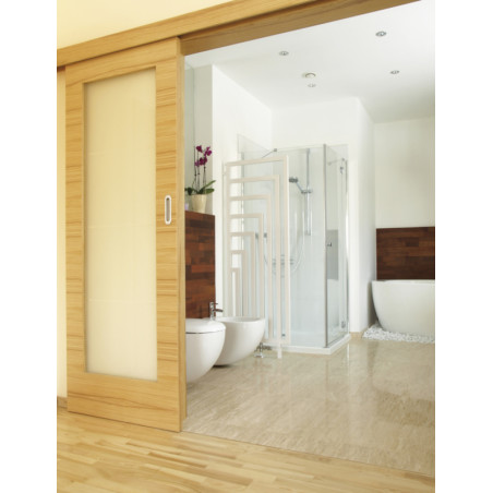 Jogo para porta de correr suspensa Saheco SF-E40/39 J, ferro zincado, suporta 40 kg