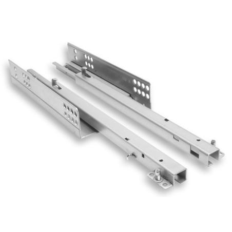 Corrediça oculta de gaveta com amortecedor A22, extração parcial, C.550 mm