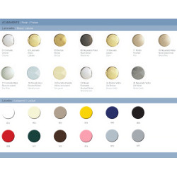 Suporte de prateleira coluna para vidro Sofima 1050, base zamak, corpo latão lacado cromado mate, Ø.28 x A.120 mm